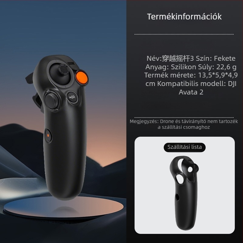DJI Avata 2 joystickjének szilikon védőfedői (3 db) a távirányítóhoz