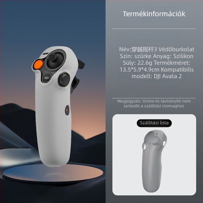 DJI Avata 2 joystickjének szilikon védőfedői (3 db) a távirányítóhoz