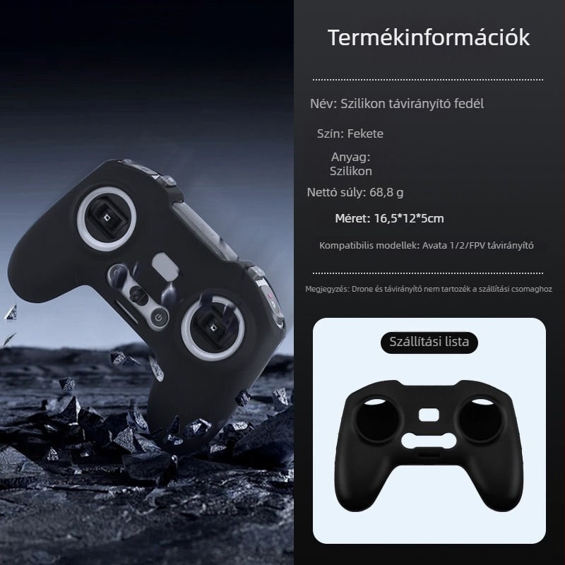 DJI Avata 2 joystickjének szilikon védőfedői (3 db) a távirányítóhoz