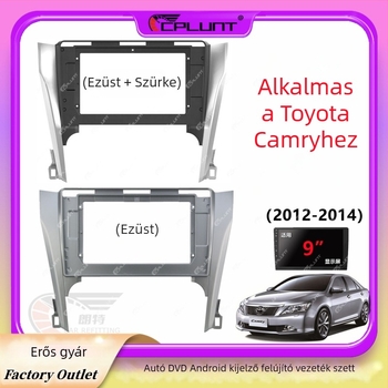 Toyota Camry 2012-2014 navigációs keret a műszerfalhoz – ABS+PC, CPLUNT, 1 kg, központi konzol felújítása
