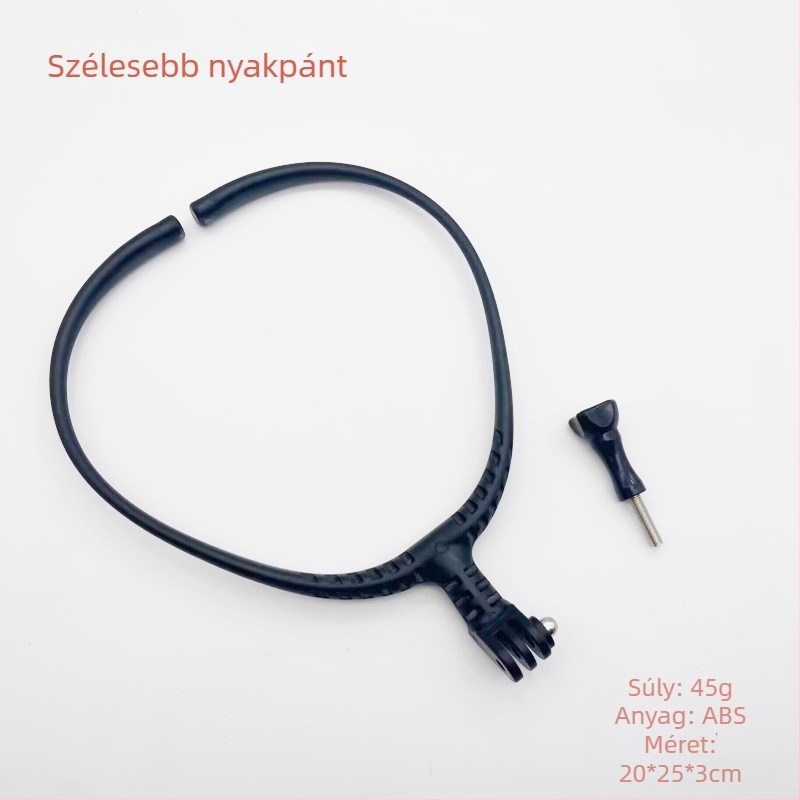 GR19 Nyakba akaszttható tartó telefonhoz és akciókamerához kerékpározáshoz, univerzális kompatibilitás, ABS anyag
