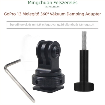GoPro hideg cipő tartó, alumíniumötvözet adapter GoPro 13/teljes sorozat és DJI Osmo Action