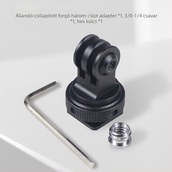 GoPro hideg cipő tartó, alumíniumötvözet adapter GoPro 13/teljes sorozat és DJI Osmo Action