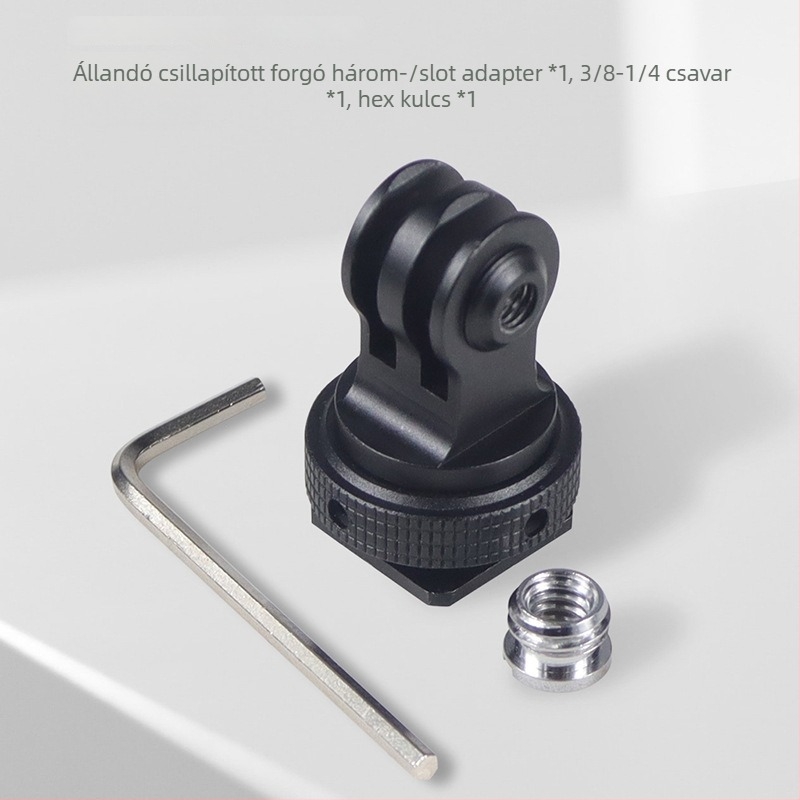 GoPro hideg cipő tartó, alumíniumötvözet adapter GoPro 13/teljes sorozat és DJI Osmo Action