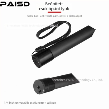 Paisd szénszálas hosszabbító rúd Insta360-hoz – modell carbon fiber extension rod, anyag: szénszálas, kompatibilitás: Általános