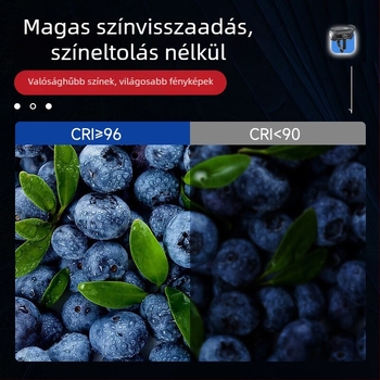 200W COB professzionális fotózási világítás, dimmelhető, 2700–6500K, 110–265V, E27 csatlakozó