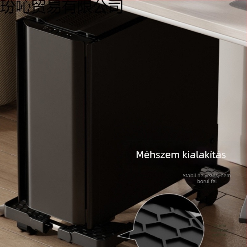 Asztali PC ház aljzat polc – univerzális mini stílus, 6 réteg, szerelés szükséges, utazási tárolás