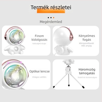 Naplemente hangulatlámpa fotózáshoz és élő közvetítéshez (USB táplálás; asztali elhelyezés; intelligens funkciók nélkül)