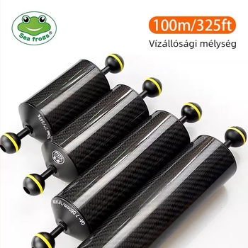 Sea Frog szénszálas buoyancy kar a mélytengeri fotózáshoz, GA-5 modell, univerzális kompatibilitás, vízálló