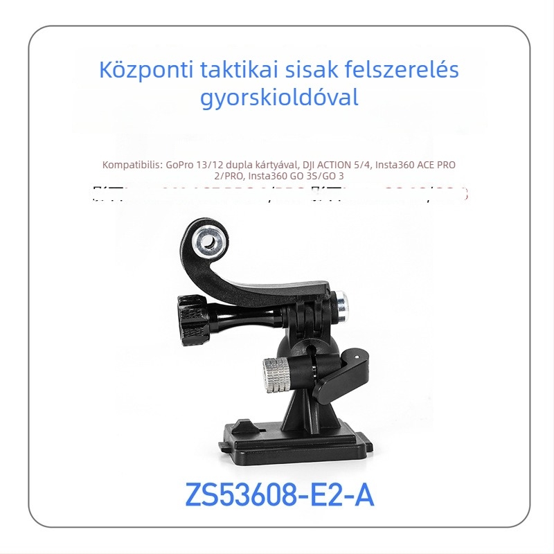 Sisak tartó akciókamerákhoz — anyag: műanyag; kompatibilis modellek: Action Camera; logónyomtatás nem támogatott; értékesítés utáni szolgáltatás: 3 garanciák.