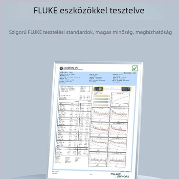 Weixun IBO 360° forgó Cat6 UTP hálózati kábel, dupla könyök, RJ-45, 10 Gbps