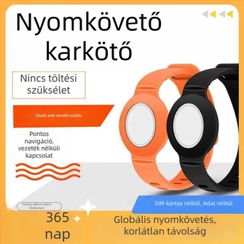 GPS óra gyermekeknek és időseknek — Bluetooth kereső helymeghatározó, Android/iOS kompatibilis, 210mAh akkumulátor, ABS anyag