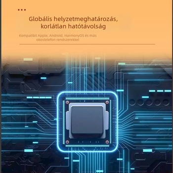 GPS óra gyermekeknek és időseknek — Bluetooth kereső helymeghatározó, Android/iOS kompatibilis, 210mAh akkumulátor, ABS anyag