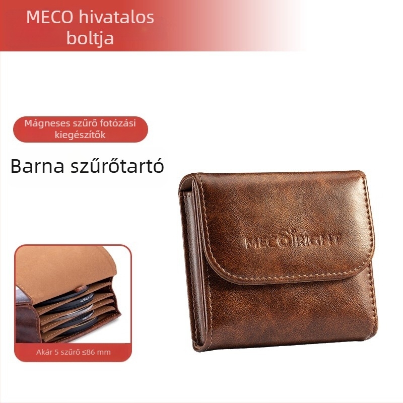 Mecoright mágneses szűrő adapter objektív sapka SLR és tükrö nélküli kamerákhoz