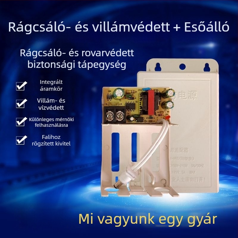 Kültéri CCTV táptranszformátor 12V 2A