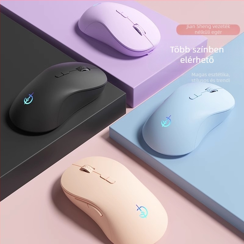 Bluetooth vezeték nélküli egér M600-s, 7 gomb, 3200 DPI, ergonómikus, RGB világítás, Plug-and-Play