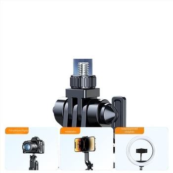 Telefon gimbal stabilizátor – rozsdamentes acélból, kézi működtetés, rezgésmentesítés nélkül, távvezérlő nélkül, Bluetooth nélkül, világítás nélkül, IBIS nélkül