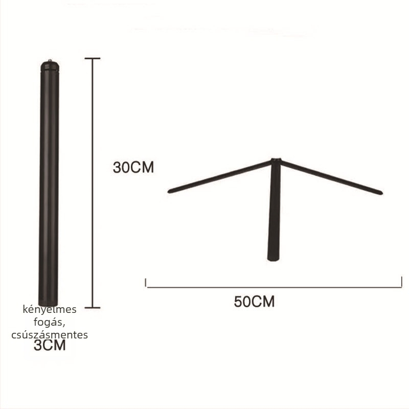 Alumínium ötvözet hosszabbító rúd Feiyu/DJI/Zhiqo gimballhoz, háromtengelyes stabilizátor, teleszkópos, 5 szakaszos, teherbírás 2-5 kg