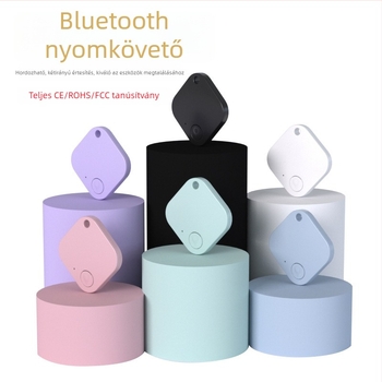 Kulcskereső HST-02 anti-elvesztés figyelmeztetéssel, Bluetooth 25 m hatótávolság, 210 mAh akkumulátor, Android és iOS kompatibilis