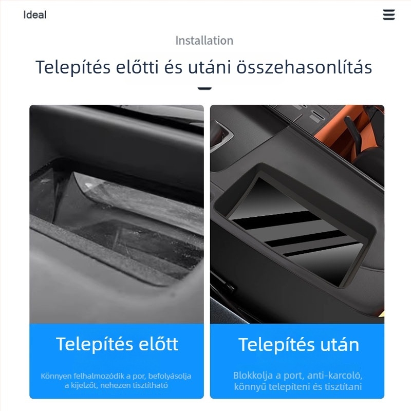ABS belső tartozékok — HUD védelem Wenjie M7/M8/M9 számára, belső díszítés, Ziwoqi