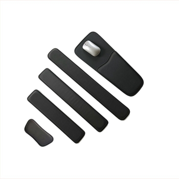 Kéztámaszos egérpad billentyűzethez és asztalhoz - magas sűrűségű, puha textil, csúszásmentes, kéz párna, varrott, OEM testreszabható