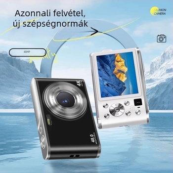 Kétkamerás digitális fényképezőgép, autofókusz, 3 hüvelykes LCD, TF-kártya tárhely, videófelvétel