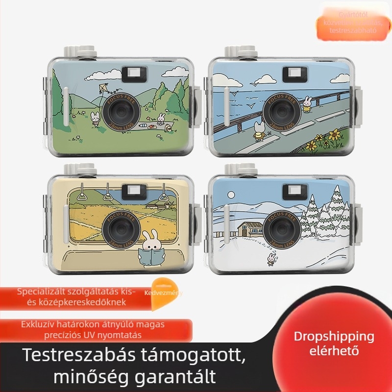 Interesting 135-ös filmkamera – retro 35mm, Non-Polaroid, felnőtteknek, fényképezés