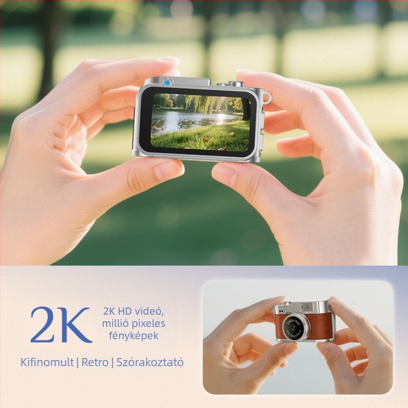 S-160 mini digitális kamera medál, 1 MP szenzor, 1,47" LCD, TF-kártya támogatás, videózás és fényképezés