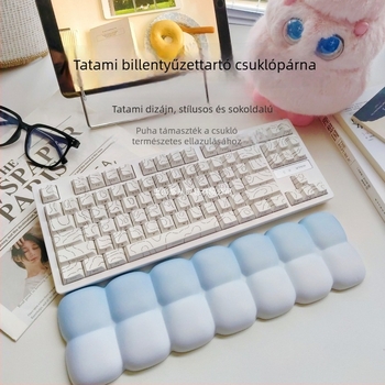 Memóriás egérpad kéztámasz és tatami stílusú csuklótámasz