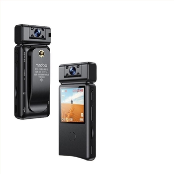 Mellkasra rögzített akciókamera motorkerékpárhoz LCD-képernyővel