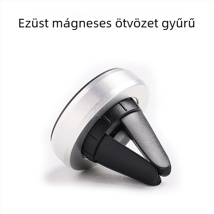 Autóban használható mágneses telefontartó a légkivezetőhöz, 360° forgás, univerzális minden telefonhoz