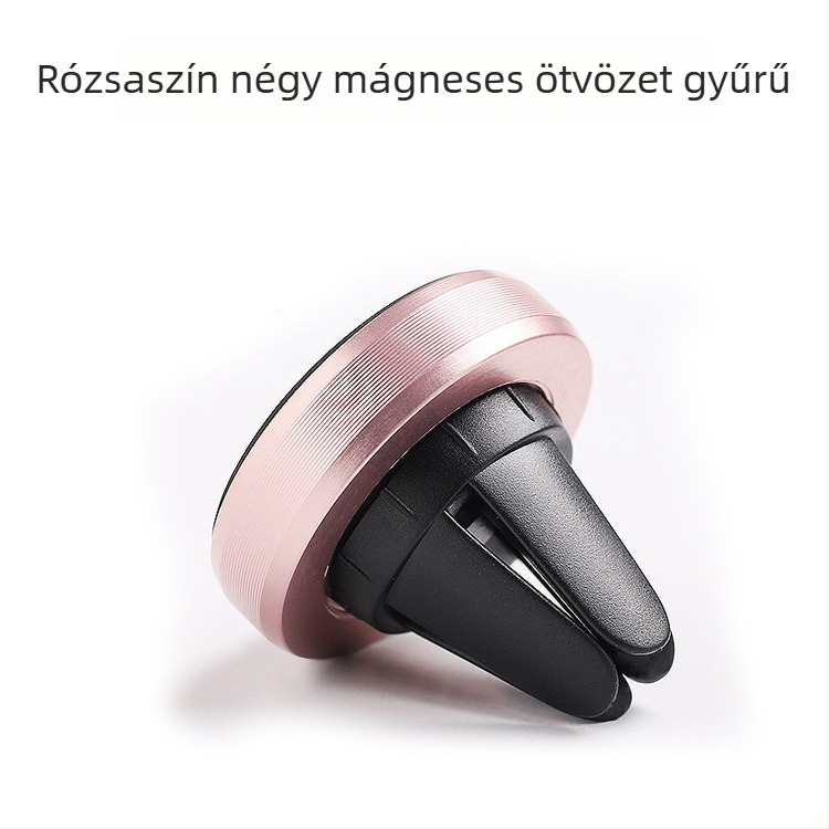 Autóban használható mágneses telefontartó a légkivezetőhöz, 360° forgás, univerzális minden telefonhoz