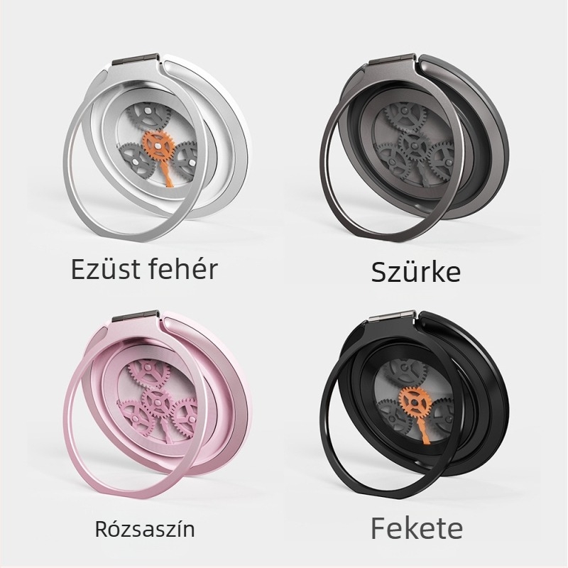 360° gyűrűs tartó MagSafe telefonhoz, támogatja a vízszintes és a vertikális orientációt, játék és stresszoldás