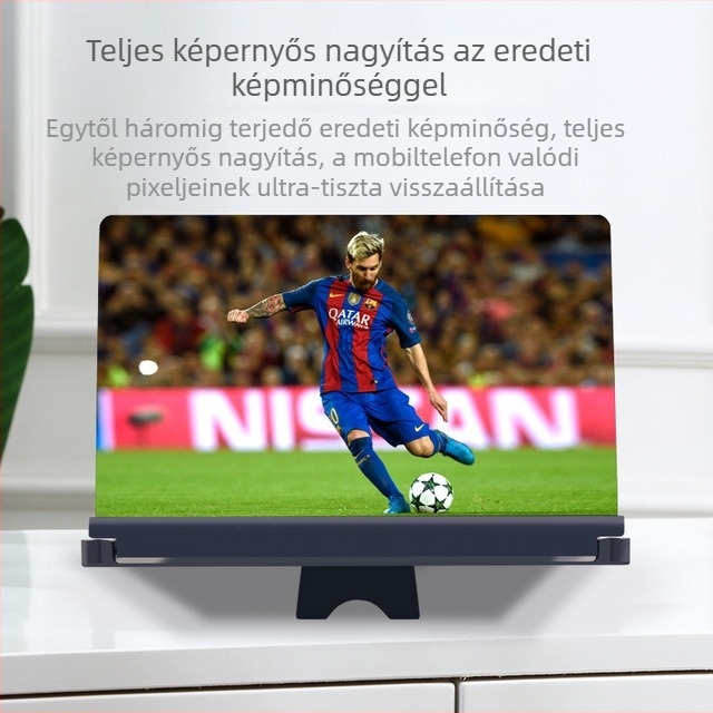 HD telefonképernyő-nagyító állvány, dupla orientáció, szemvédő