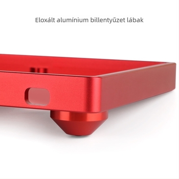 Anódizált alumínium mechanikus billentyűzet-támasztókeret, fém lábpad