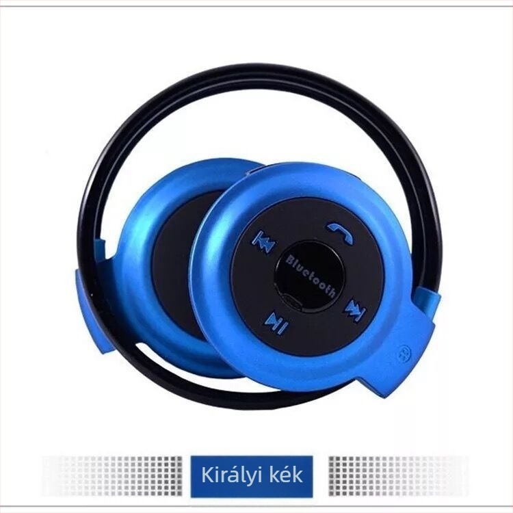 Vezeték nélküli Bluetooth fejhallgató, összecsukható fejre illeszthető, sztereó, 10 m távolság, Bluetooth 4.0, akkumulátor élettartam 0–4 óra