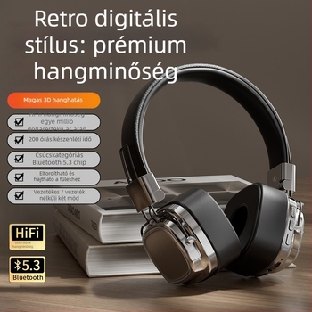 Fejhallgatók - Vezeték nélküli Bluetooth 1.1, sportos fejre szerelt szilikon dizájn, Huawei chip, vízálló, 0–4 óra