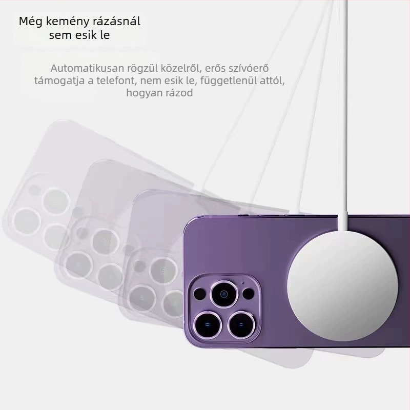 Mágneses Vezeték Nélküli Töltő – Sang Miao PD Gyors töltés 15W, Type-C, 1.6A Kimenet
