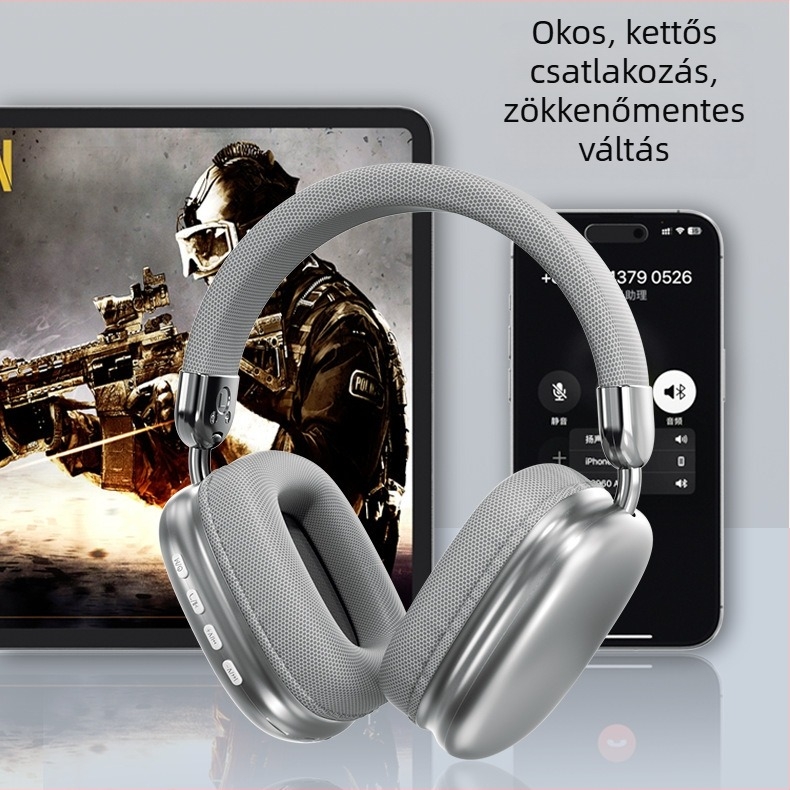 WH35Max vezeték nélküli Bluetooth fejhallgató, IPX6, 10 m hatótáv, 4–8 óra üzemidő, sztereó hang, sportos stílus