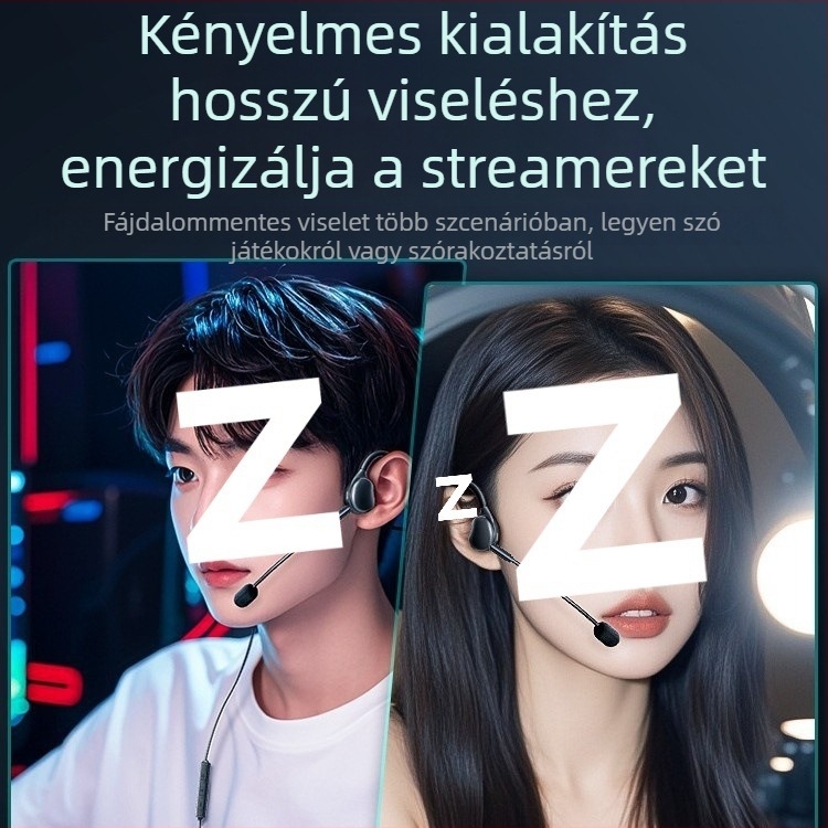 Vezetékes élő közvetítésre szánt headset mikrofon zajcsökkentéssel, PC/asztali számítógép és notebook kompatibilis, 3,5 mm jack, 2 m kábel, mindez egyben