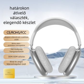 Pangpai Vezeték nélküli over-ear Bluetooth fülhallgató – Bluetooth 5.3, 10 m hatótáv, IPX3, akár 8 óra üzemidő, sztereó