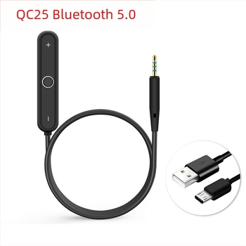 Bose QC25/QC15/QC3 fejhallgatóhoz in-line mikrofonos kábellel, 3,5 mm L‑alakú csatlakozó, hossz 1,5 m, impedancia 32 Ω, frekvenciatartomány 20–20000 Hz