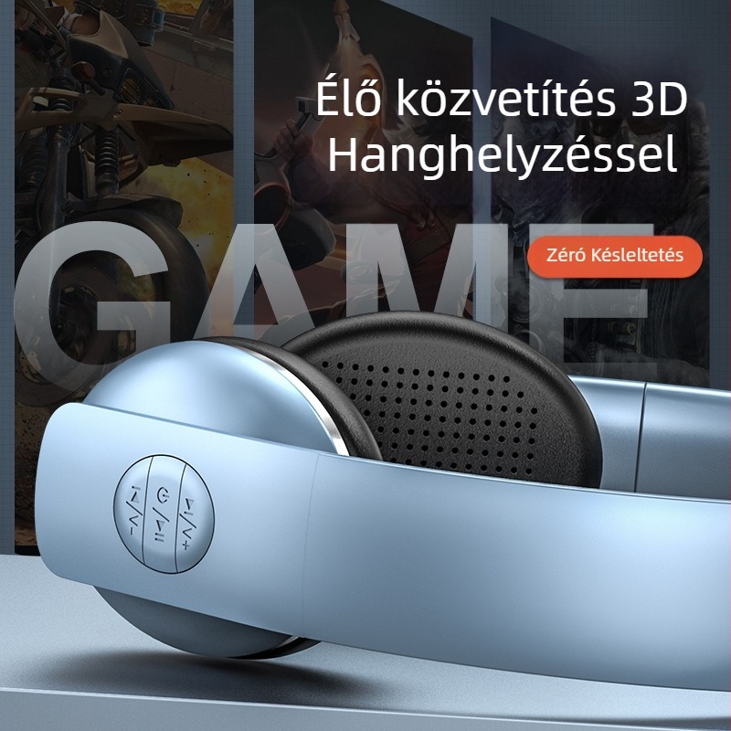 A50-BT Retro Bluetooth fejhallgató, vezeték nélküli sztereó, Bluetooth 5.0, 4–8 óra üzemidő, 10 m hatótáv