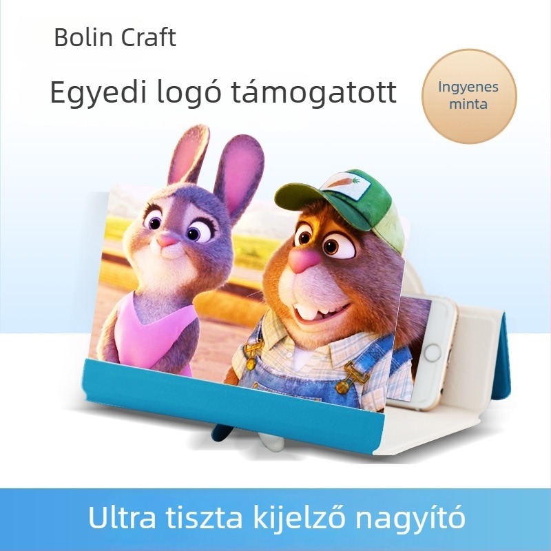 Telefon kijelző nagyító lazy bracket-tel, modell 888, univerzális kompatibilitás, minden modellhez, testreszabható