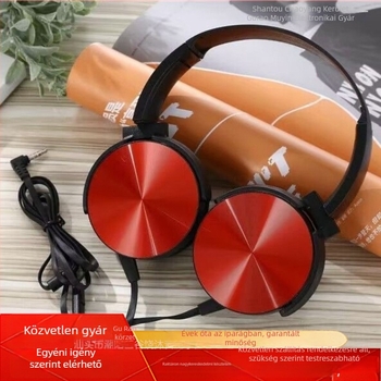 XB450 Kábeles fejhallgató, over-ear, mikrofonnal, 3,5 mm csatlakozó, 20-20000 Hz, 32 Ω, 1,2 m kábel