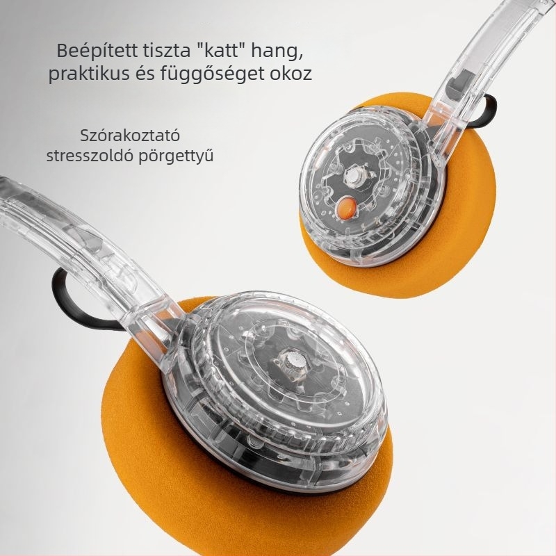 Vezeték nélküli over-ear fejhallgató, retro stílus, Bluetooth 5.4, 10 m hatótáv, 8+ órás üzemidő