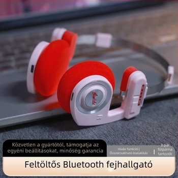 Fejre szerelhető Bluetooth fejhallgató pulzáló fényével, sztereó, 15 m hatótáv, 4–8 órás üzemidő, Bluetooth 5.3