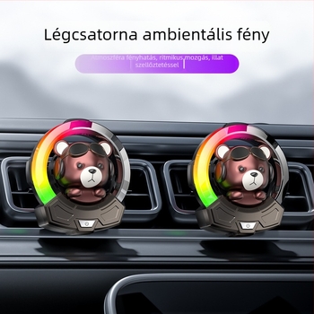 Carlox autóillatosító diffúzor klipszel az illatosítóval és környezeti fény – virágos illat, Ambergris; 10–20 ml; párolgási idő 61–90 nap; eltarthatóság 5 év