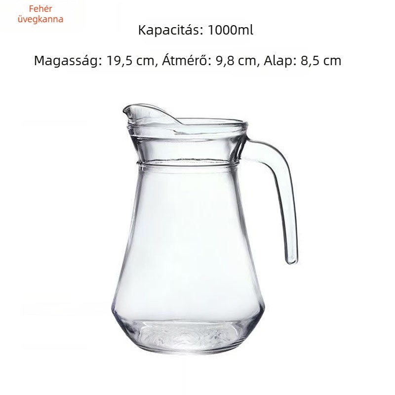 Rz üvegből készült boros dekanter, modern egyszerű dizájn, prémium minőség, súly 300 g