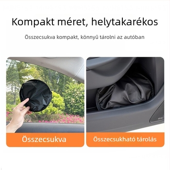Autós napvédő függöny elektrosztatikus tapadással a magánélet és a hőszigetelés érdekében, függő, vastag, nem átlátszó típus